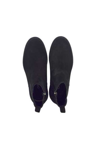 Oneka Shoes Men's Casual Chelsea Boots Black Suede 420525Cs215345