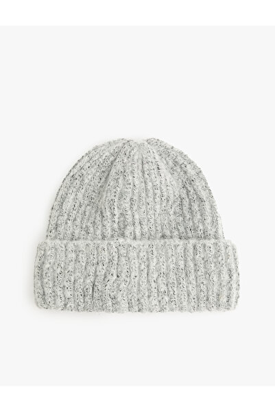 Koton Pearl Embroidered Knitwear Beanie
