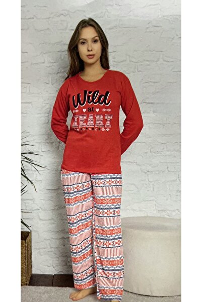 novavita(yenihayat) red pajamas suit