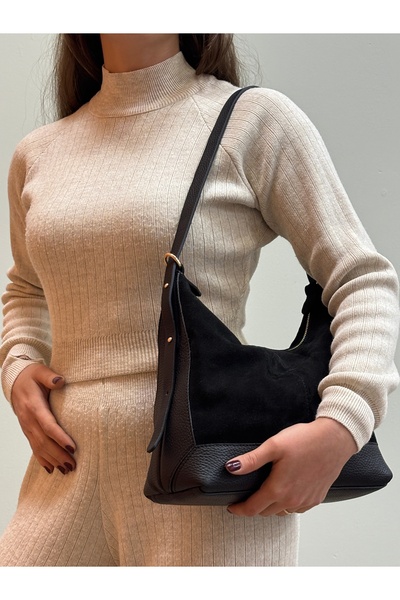 MaVaux Moka 100% Genuine Leather Stylish Detailed Shoulder Bag