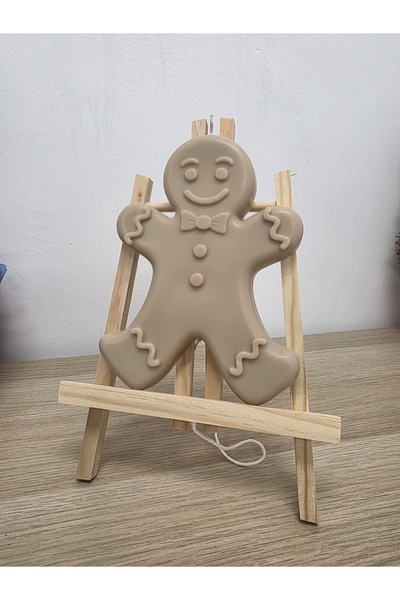 fara marca Gingerbread Man Decorative Candle