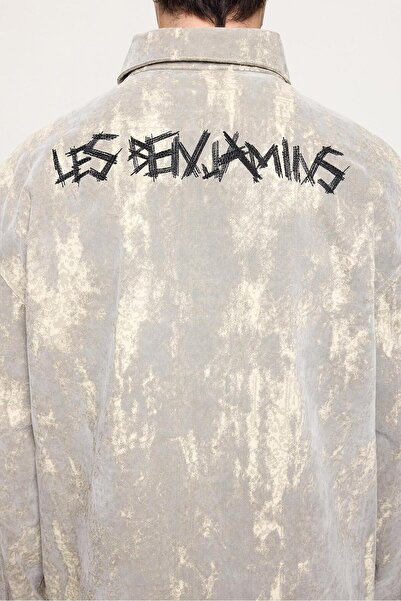 LES BENJAMINS "Carpet" Men's Velvet Denim Jacket