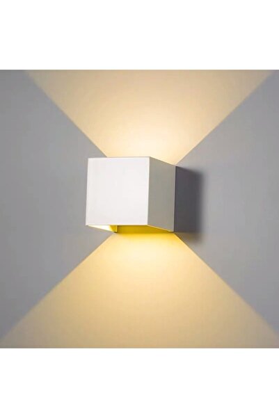 luminastar LED wall light for facade, two beams, adjustable light dispersion ...