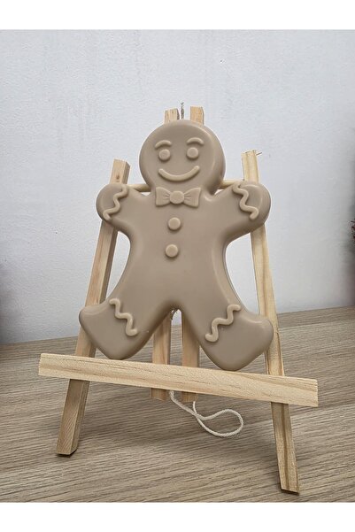 fara marca Gingerbread Man Decorative Candle