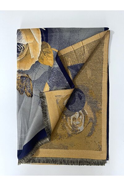 GOX Rose Pattern Oil Painting Shawl