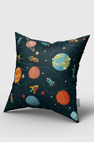 Bebemotto Planets, Black, Double-Sided, Velvet Fabric, Children's Baby Room T...