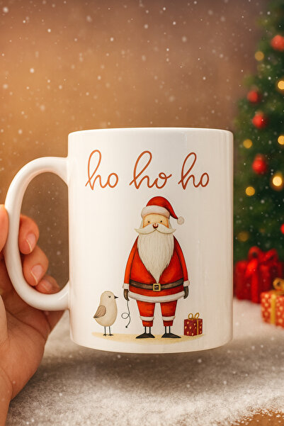 uğurlu dükkan Ho Ho Martılı Santa Claus Mug Cup