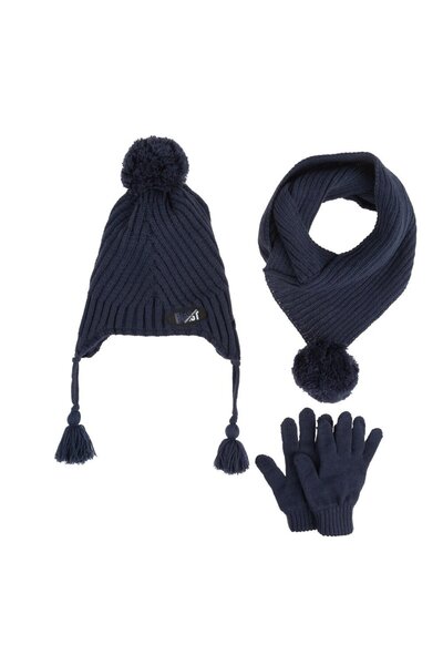 CUBBUX Children's Hat Scarf Gloves Set 4-8 Years Old