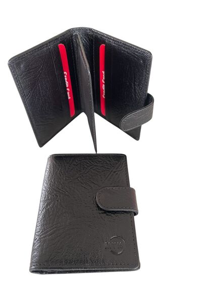 MYK leather card holder genuine leather multiple card slot
