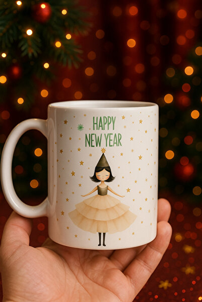 uğurlu dükkan Happy Birthday Fairy Girl Mug