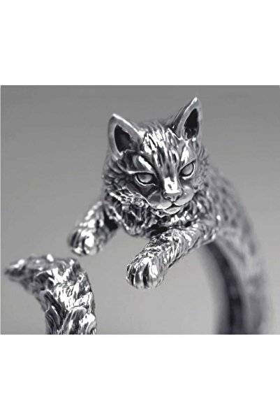 Home Yüzük - Siyah Kedi Yüzük - Kara Kedi Yüzük