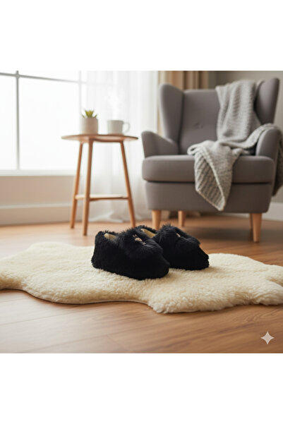 Valenta Sevimli Labubu Figürlü Bebek Çocuk Panduf Ev botu Patik