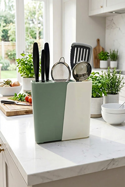 EVONİTA منظم متعدد الأغراض بـ 3 أقسام منزلقة للسكاكين والشوك والسكاكين للاستخ...