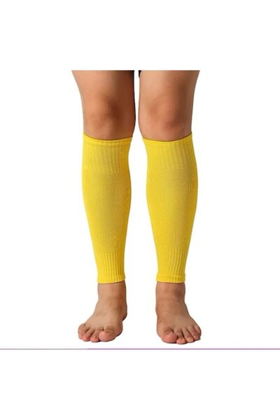 OEM Children's football leg warmers, 32 cm, one-size, Yellow