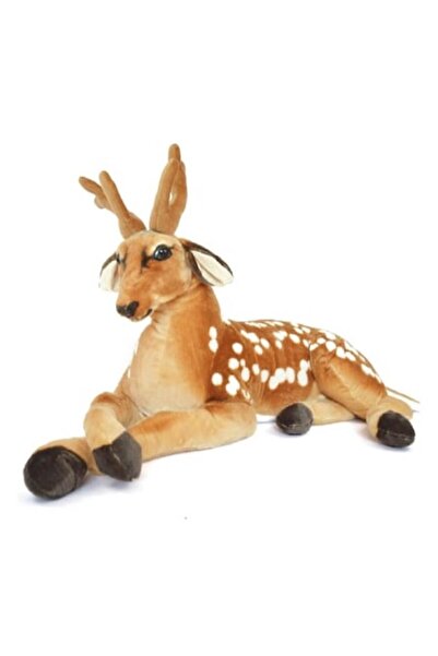 MASHASHOP Căprioară de pluș multicoloră realistă, 89 cm