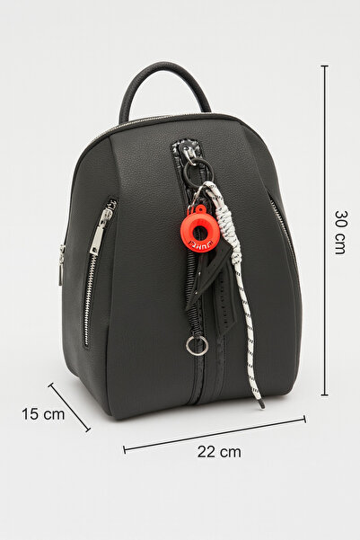 CANARİS Women Backpack Super Lightweight Premium Leather Design + Keychain Set Gift Multi-Compartment, Waterproof