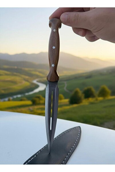 DeNors Deri Yüzme / Keski Tipi İnce Namlulu Sabit Bıçak