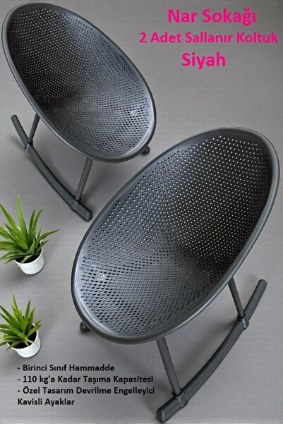 nar sokağı 2 Adet Sallanan Koltuk Özel Hava Almayı Sağlayan Puantiyeli Sallan...