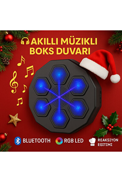 Sportfun BoxLight Pro – Profesyonel Akıllı Boks Antrenman Makinesi / Müzikli Boks Makinesi