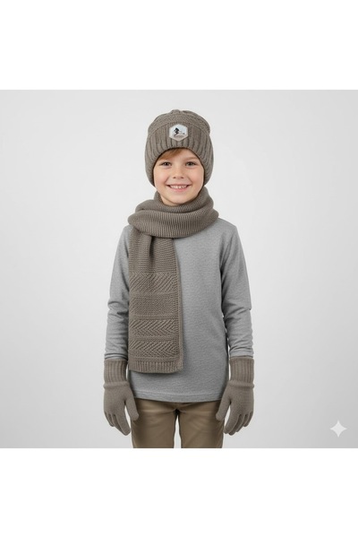 CUBBUX Children's Hat Scarf Gloves Set