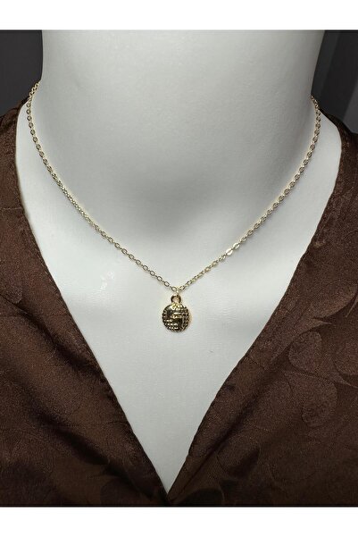 Uno Di Famiglia Minimalist Earth-Shaped Steel Necklace, Space-Themed Necklace