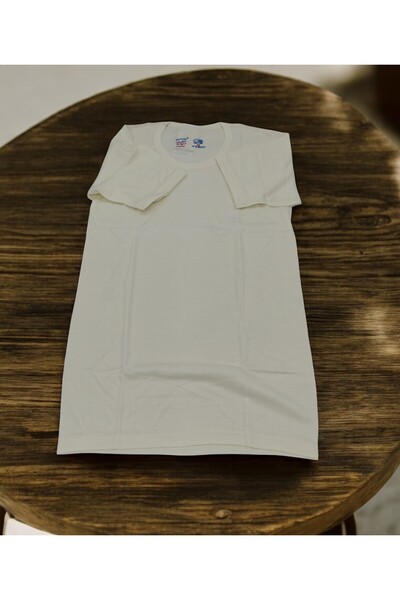 WOODMEN Wool Underwear Short Sleeve Men's Wool Underwear T-Shirt Thermal Winter
