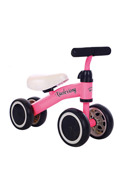 Krista Mini bicicletă cu 4 roți, fără pedale, 1-3 ani, B04 Roz