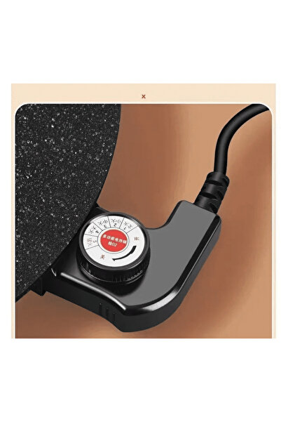 OEM Plita-disc-gratar electric Pexor 40 CM, Gatire fara ulei, Interior-Exterior, Aluminiu