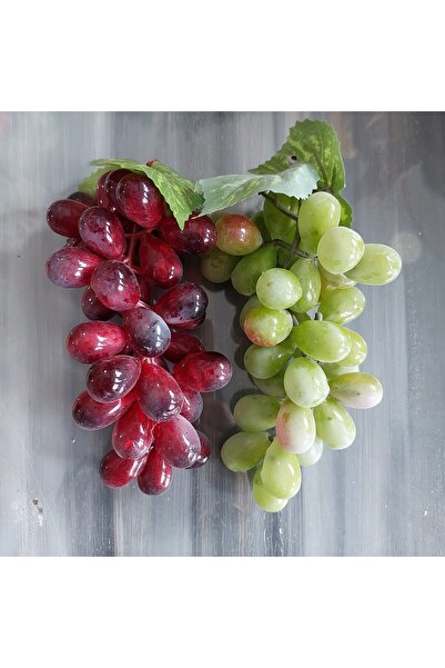 lolipophobi Yapay Üzüm 2 Adet, Yapay Meyve, Yapay Üzüm, Mutfak Dekor, Ev Dekor