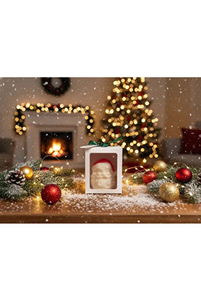Herum Santa Claus scented candle, HANDMADE, soy wax, cotton wick, 7.5 cm