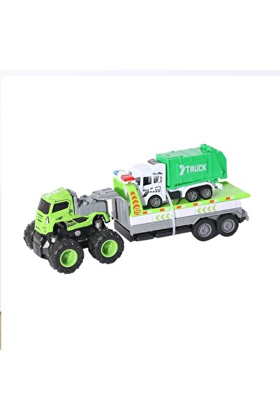 My Reality Fashion Klx600-365 Truck Carrying Friction Die Cast 4X4 Cleaning Vehicle -Vardem