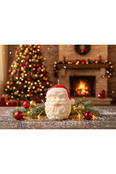 Herum Santa Claus scented candle, HANDMADE, soy wax, cotton wick, 7.5 cm