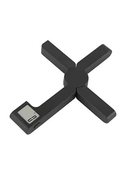 PUFO Scale digital spoon for weighing butter, flour, tea, spices, etc., black