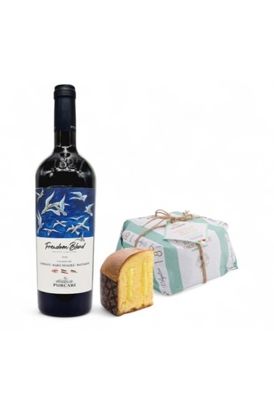 La Cascina Christmas Gift Basket Blue