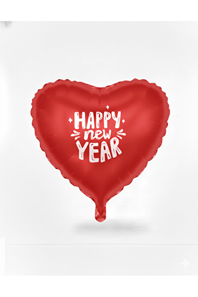 Organizasyon Pazarı Happy New Year Christmas Tree Party Ornament Heart & Star Foil Balloon Decor