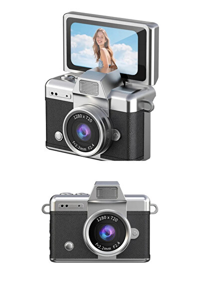 RoseandRoses Minyatür Dönen Ekran Video Foto Kamera