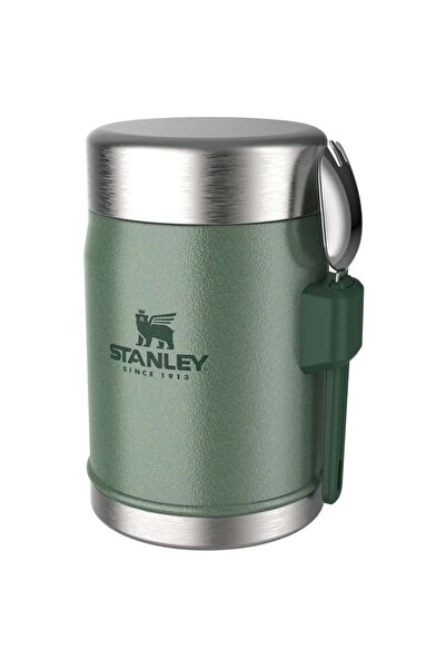 Stanley Classic Legendary Food Thermos with Spoon 0.4L Thermos Camping Flask Green