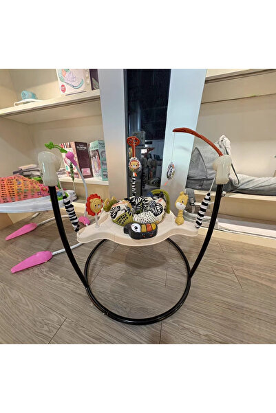 Vichema Tech Children's Jumper, 360 Rotation, Adjustable Height, Black, 77x78cm, for 6 months+