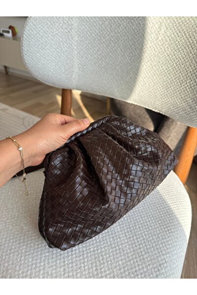 melecco В'язана деталізована поштова сумка / клатч | Елегантна сумка через плече