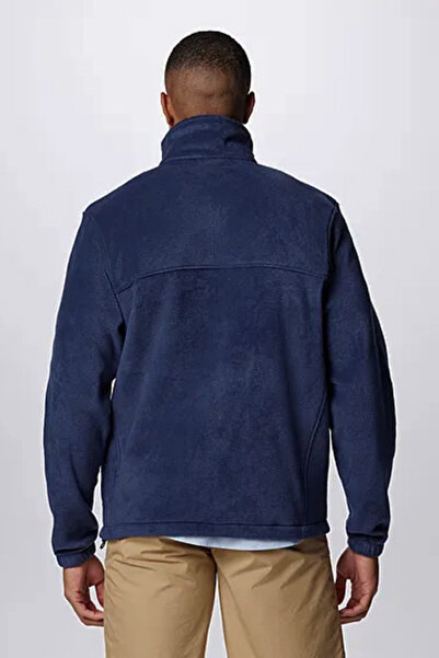 Columbia Men's Steens Mountain Full Zip 2.0 Full Fit Full Length Zip-Up Fleece Top - Navy Blue