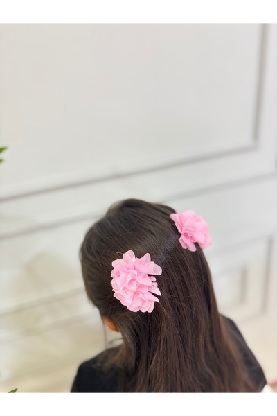 SHClothing accessories Girl's Floral Clip Buckle -Pink
