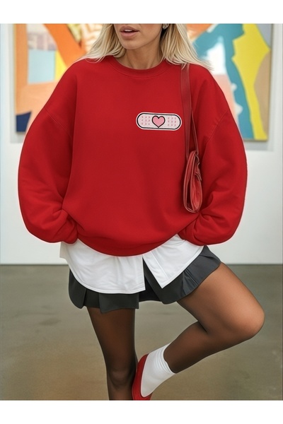 ArtYus سويت شيرت بأكمام طويلة للجنسين من YARA BANDI KALP Transfer مطبوع مقاس ...