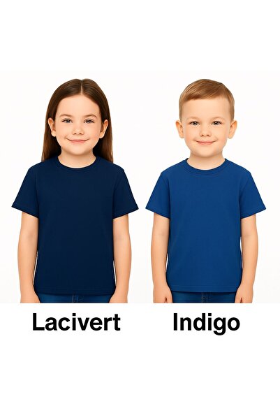 Mcrkids تي شيرت أساسي للأولاد بياقة دائرية وأكمام قصيرة، مقاس 1-2-3-4 سنوات، ...