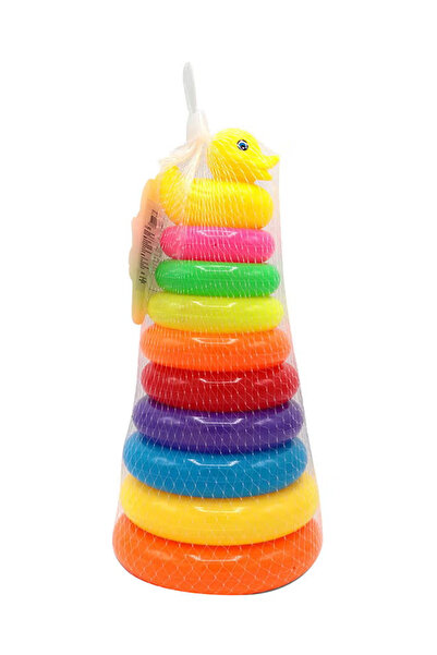 Primo Plus Colourful Ring Toss With Pillar Playset Multicolour