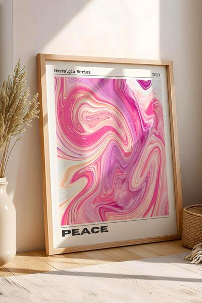 Saturn Pictură înrămată cu cadru Peace Peace Peace Aura Energy Colors Nostalg...