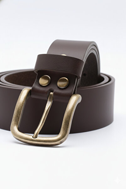 Bakani Leather حزام من الجلد الطبيعي الفاخر بنسبة 100%، مشبك مصبوب، مصنوع يدو...