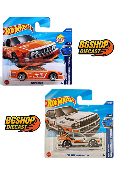 HOT WHEELS 84 Audi Sport Quattro Treasure Hunt (TH) - BMW 635 CSI