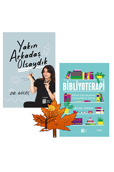 Mona Kitap Yakın Arkadaş Olsaydık - Bibliyoterapi - Kitap Okumanın İyileştirici Gücü -terapi set -yaprak ayraç