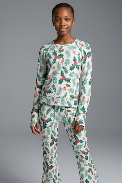 Colorinas Φούτερ Merrywear για το νέο έτος με τύπωμα με κορδόνια