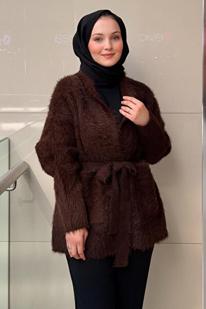 Ghisa Torba Cepli Belted Beard Cardigan